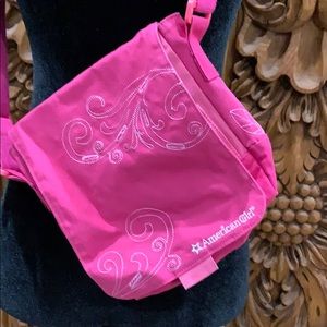 EUC American Girl pink crossbody purse